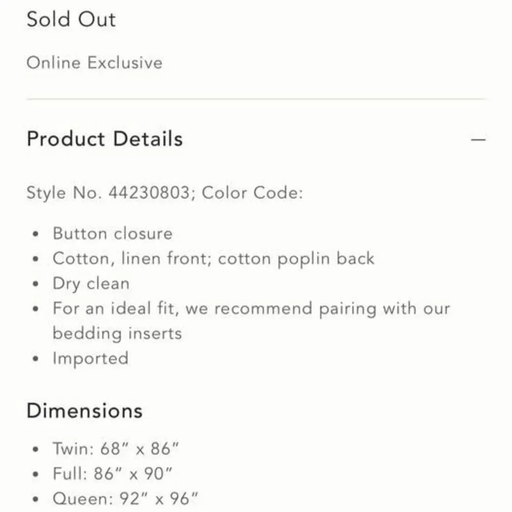 Anthropologie Duvet Queen